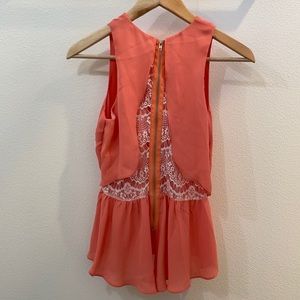 Spring Coral Top